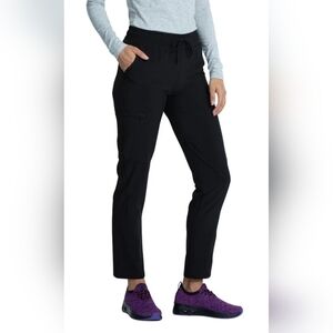 Allura CKA184 Women's Mid Rise Tapered Leg Drawstring Scrub Pants